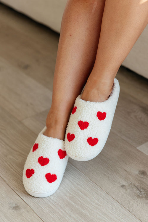 Mini Hearts Cozy Slippers - Lola Cerina Boutique