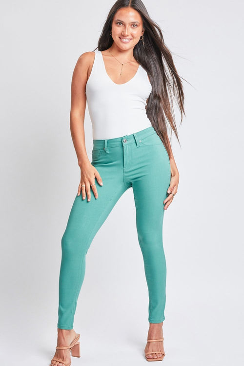YMI Jeanswear Full Size Hyperstretch Mid-Rise Skinny Pants - Lola Cerina Boutique