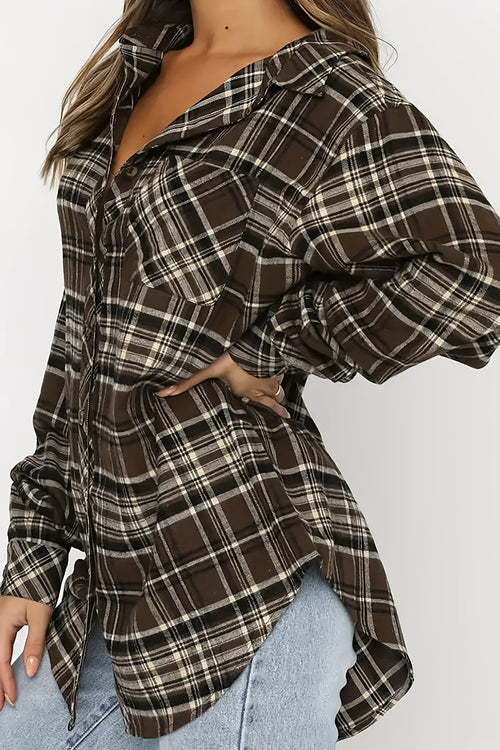 Plaid Flannel Shirt | 5 colors