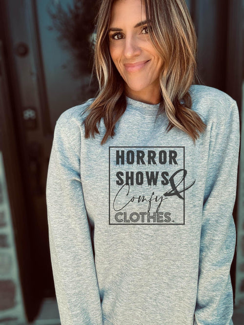 MADE TO ORDER | Graphic Sweatshirt - Horror Shows