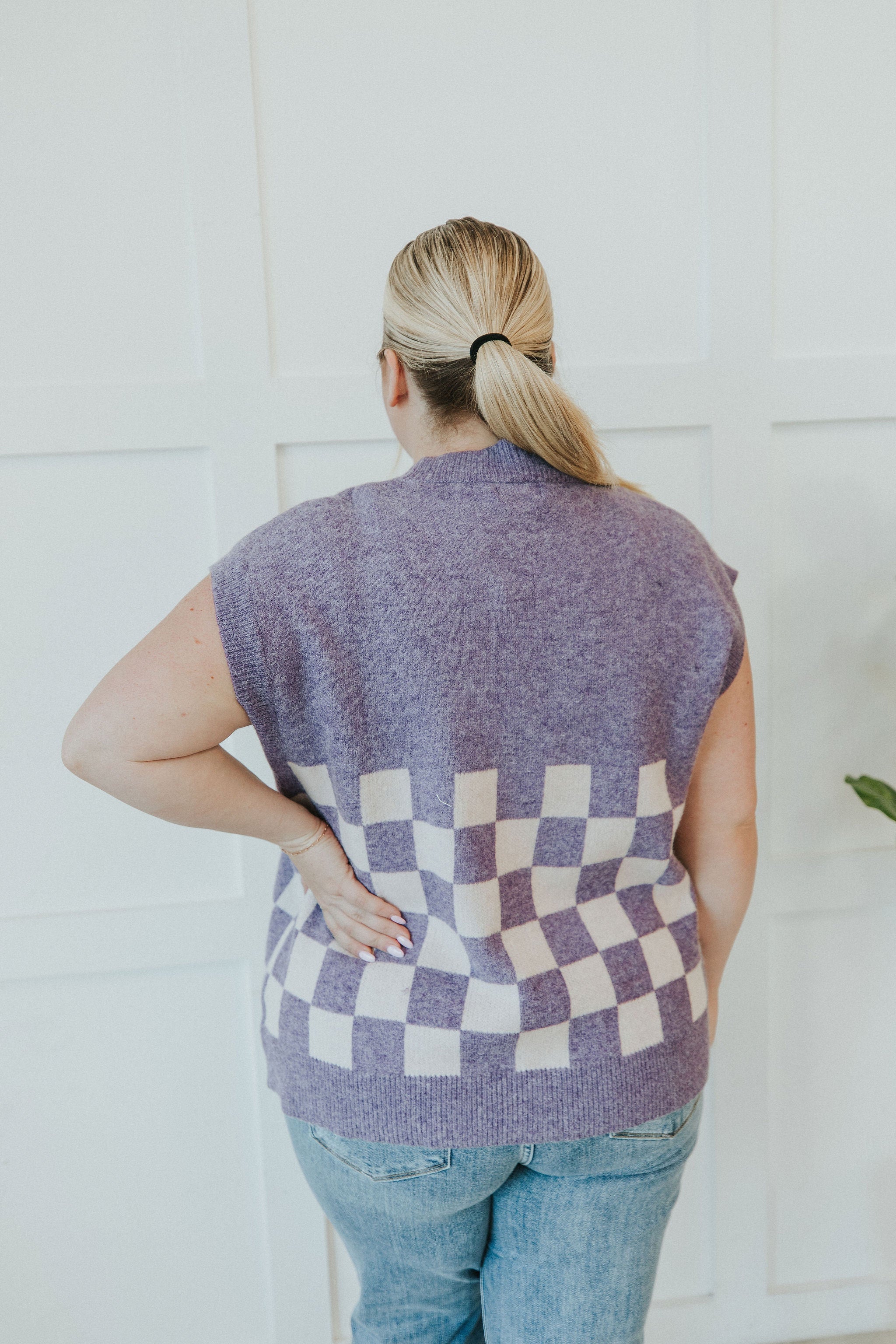 Get You Far Checkered Vest - Lola Cerina Boutique