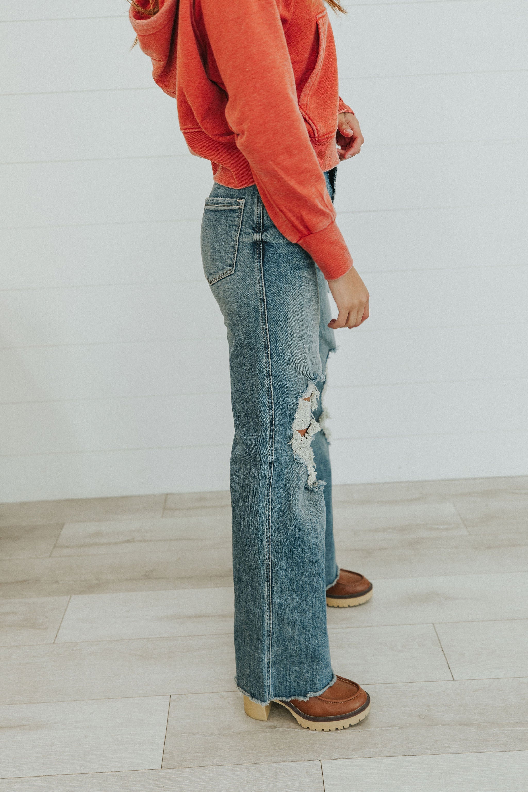 Blakeley Distressed Jeans - Lola Cerina Boutique
