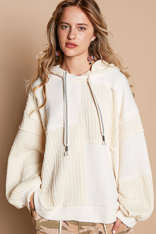 POL Hooded Knit Top