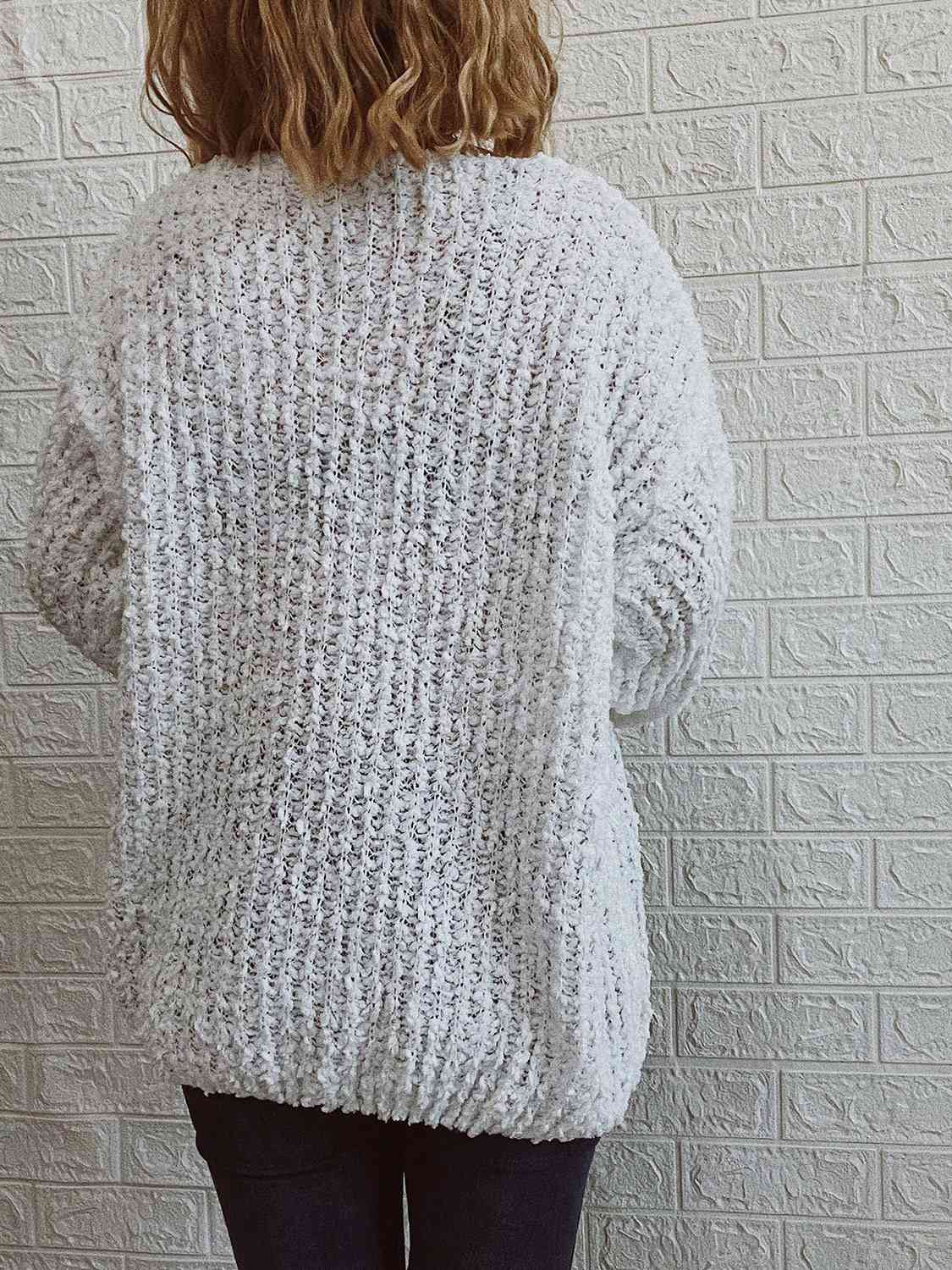 V-Neck Long Sleeve Sweater 3 Colors - Lola Cerina Boutique