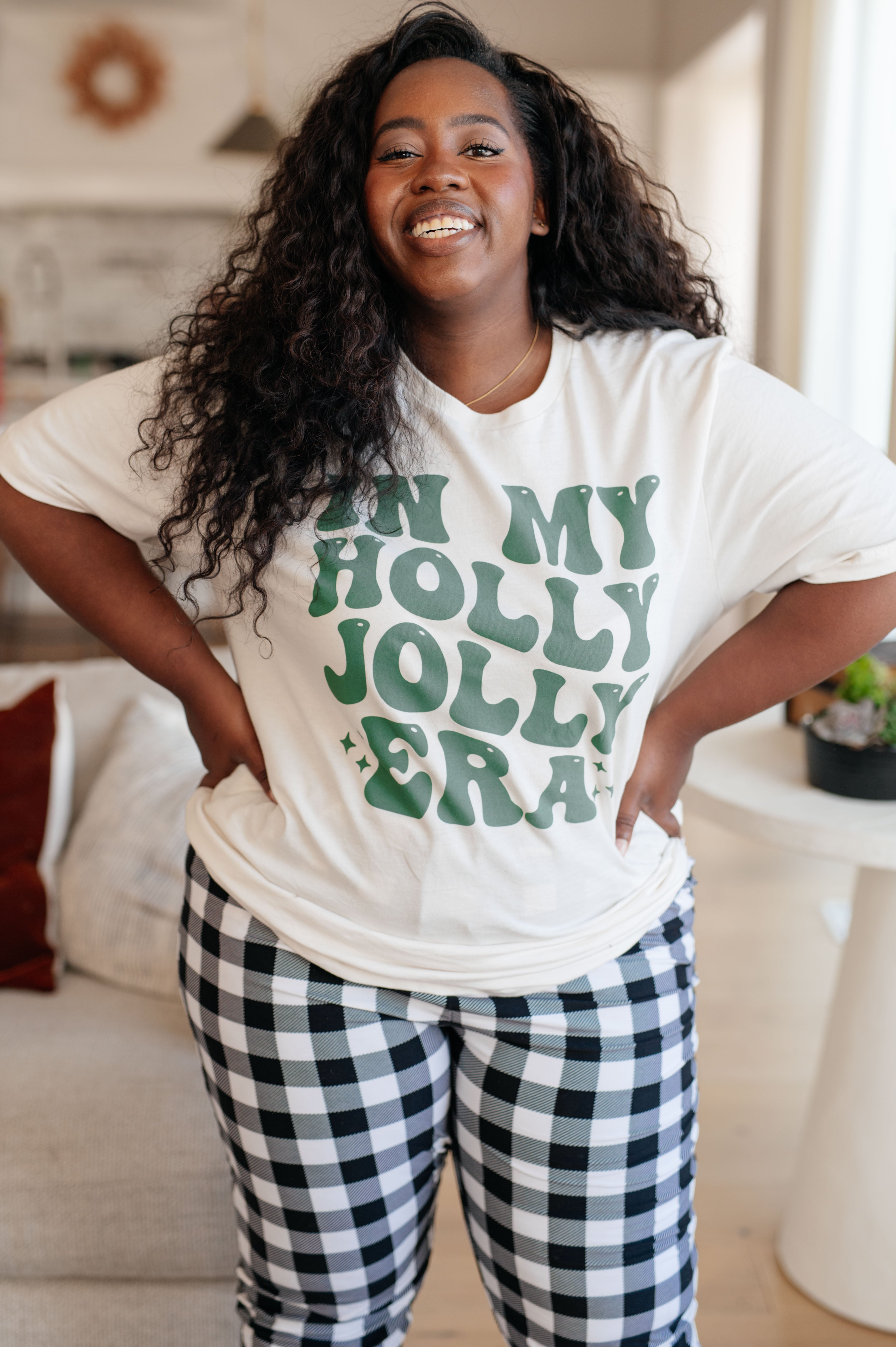 In My Holly Jolly Era Graphic T - Lola Cerina Boutique