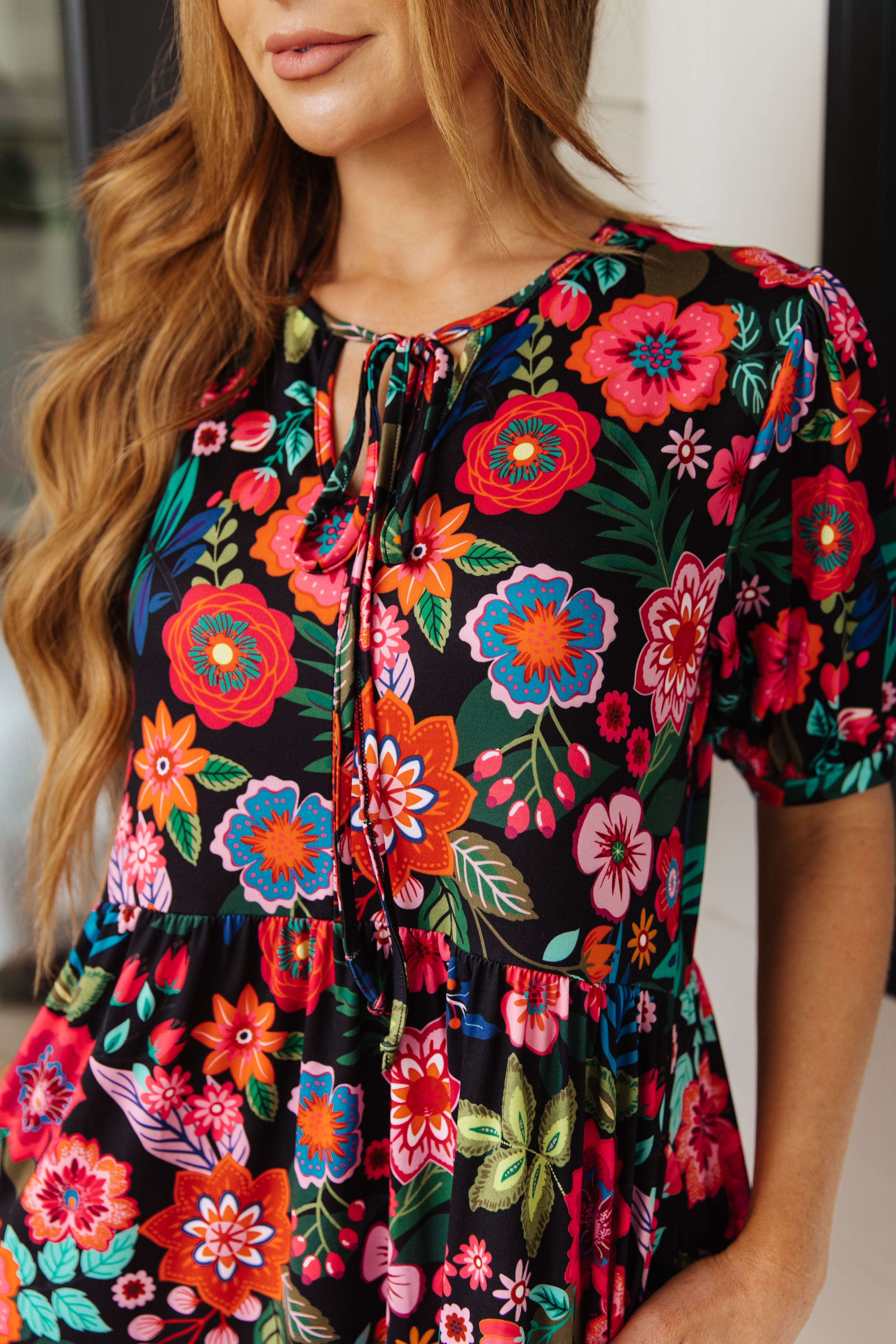 Be Someone Floral Dress - Lola Cerina Boutique