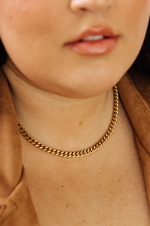 Chain Reaction Gold Plated Choker - Lola Cerina Boutique