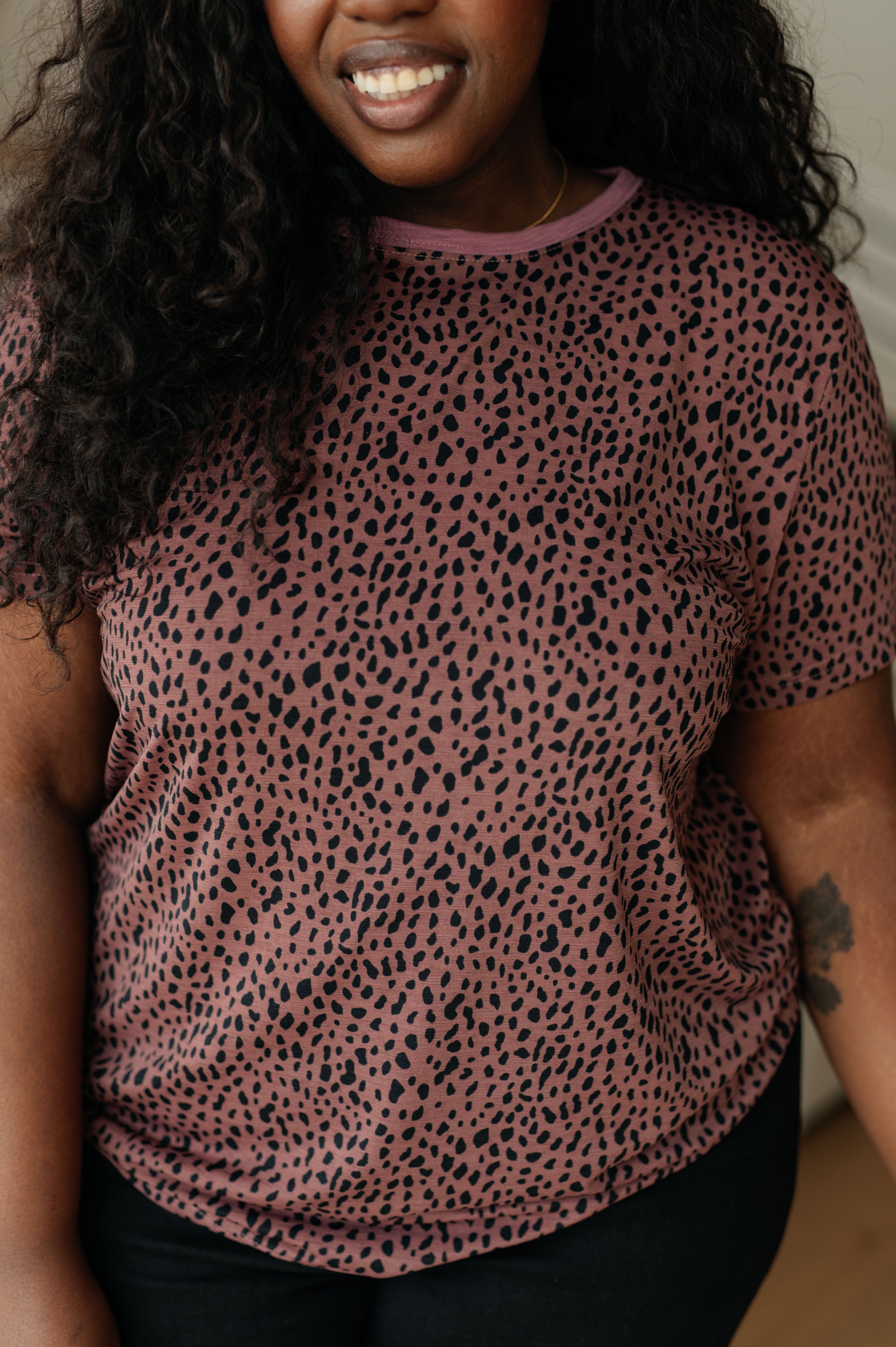 Cheetah Girl Short Sleeve Top - Lola Cerina Boutique