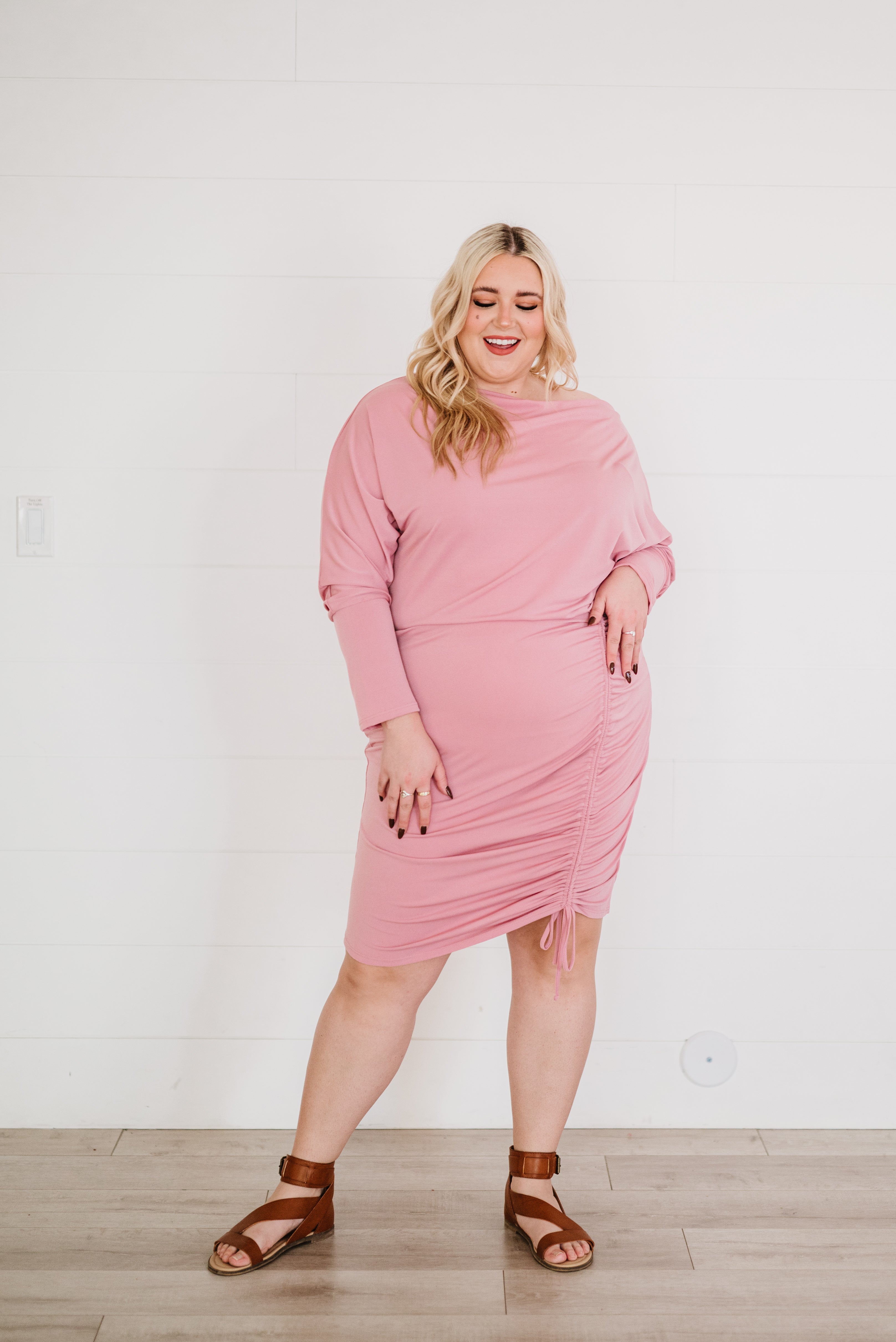 Gorgeous Gal Ruched Dress - Lola Cerina Boutique