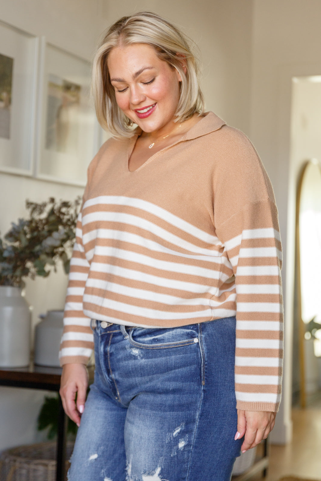 Memorable Moment Striped Sweater - Lola Cerina Boutique