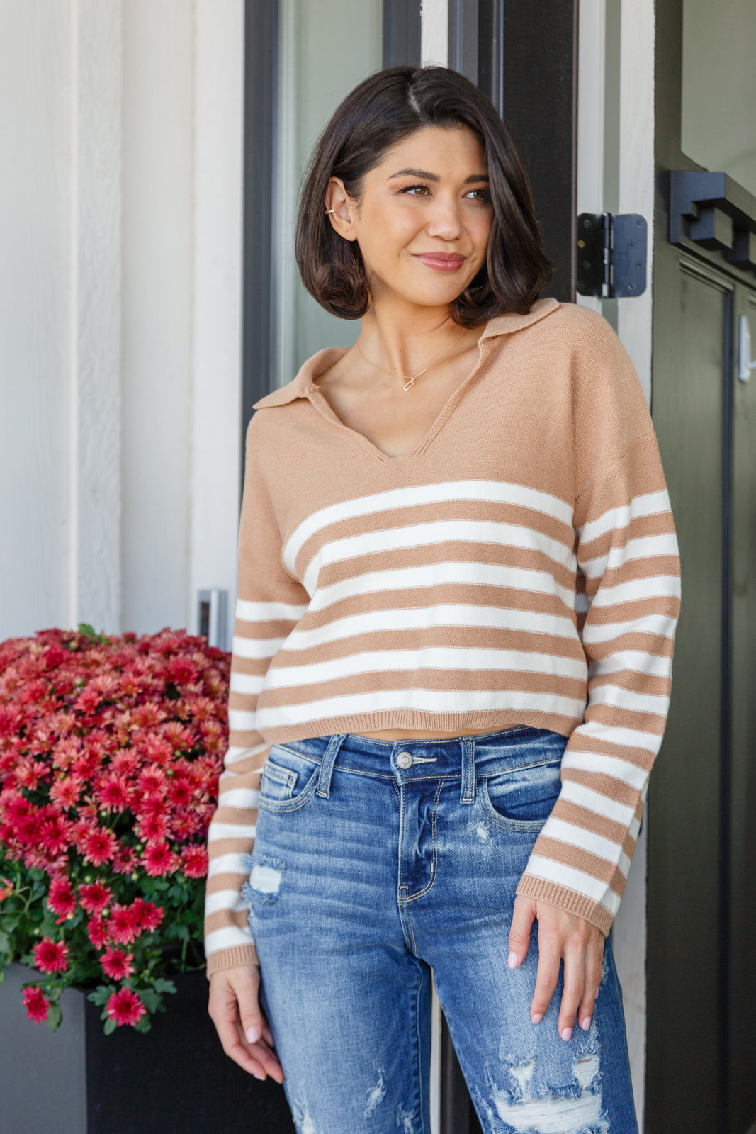 Memorable Moment Striped Sweater - Lola Cerina Boutique
