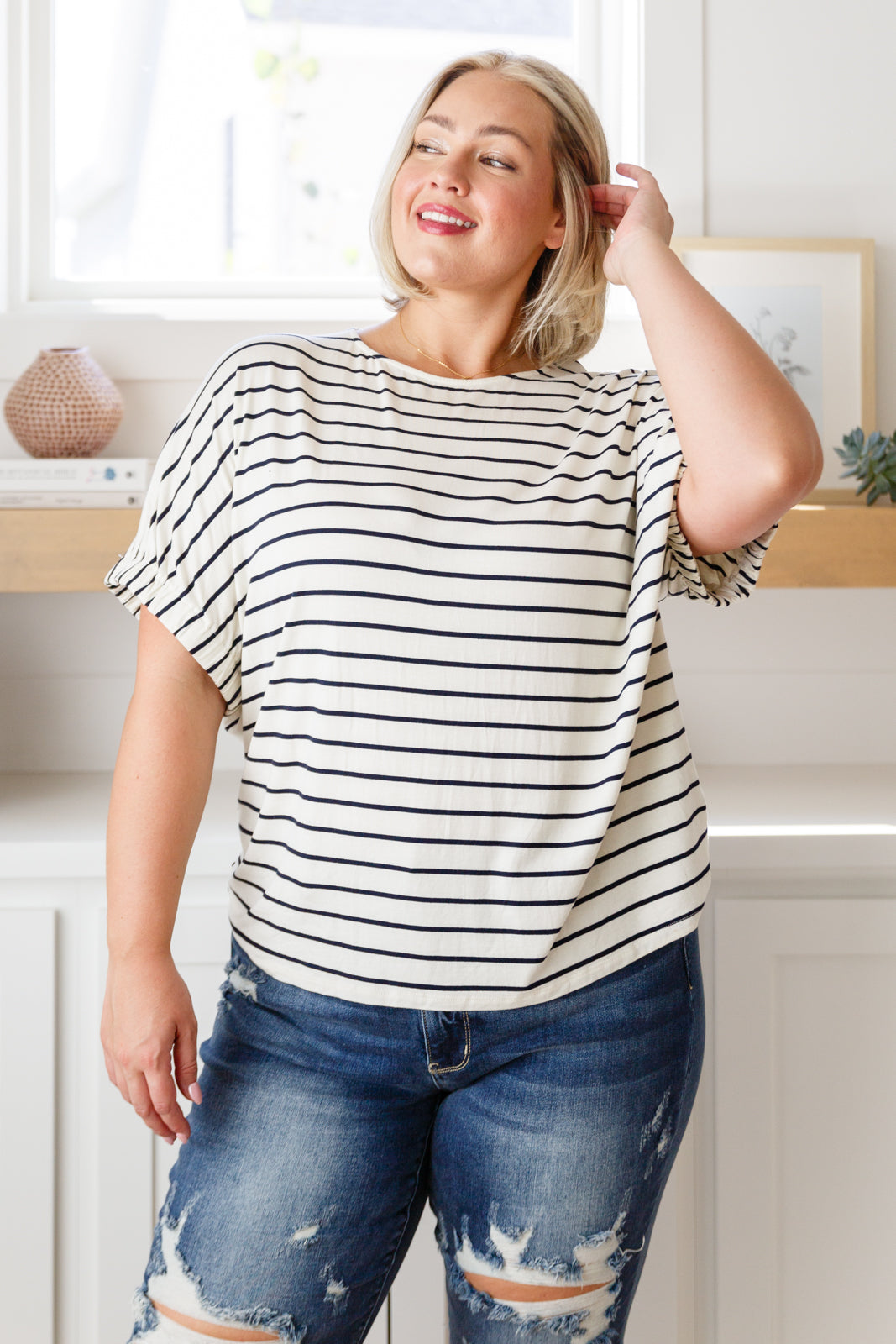 Much Ado About Nothing Striped Top - Lola Cerina Boutique