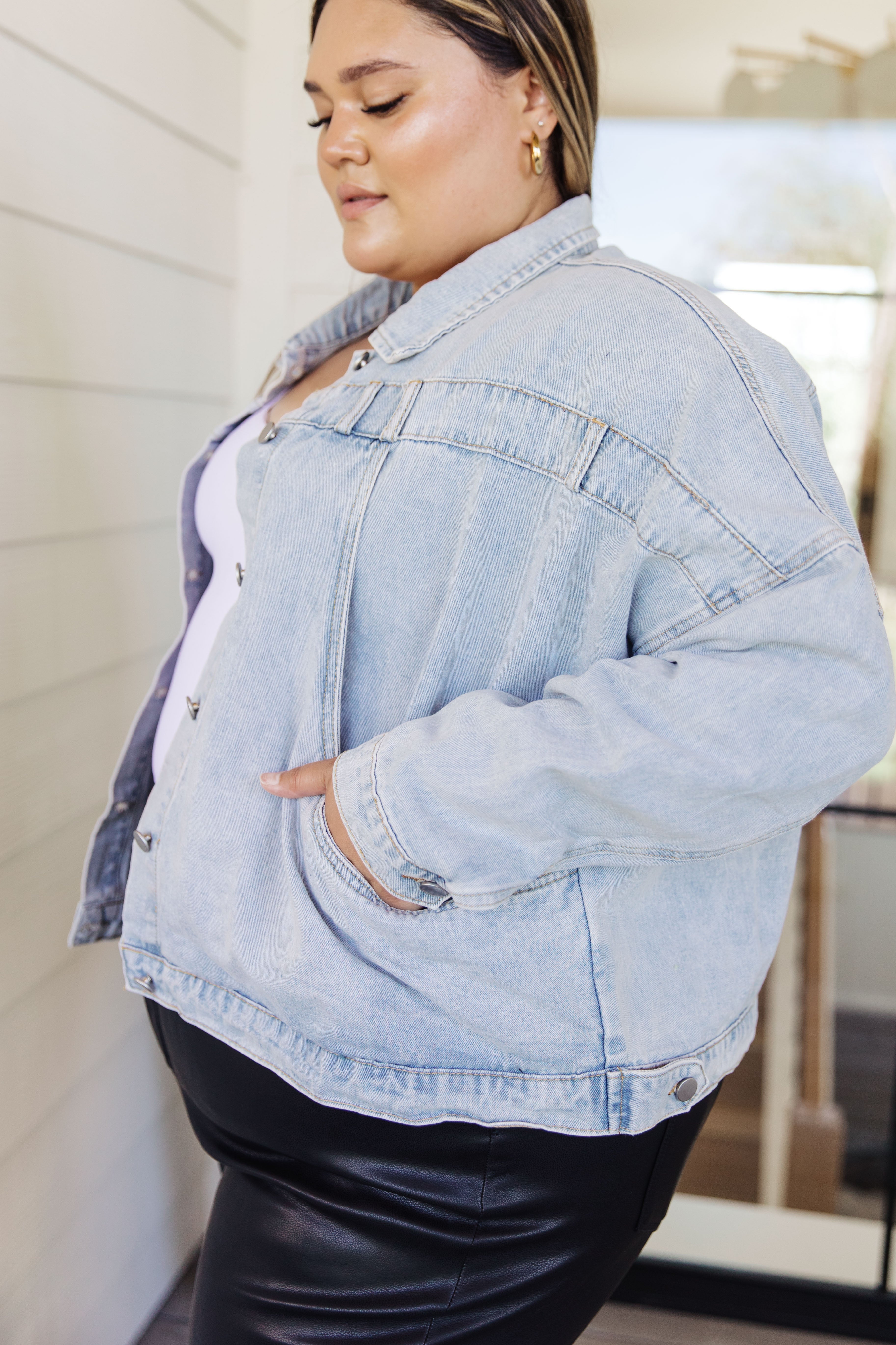 This Way and That Denim Jacket - Lola Cerina Boutique