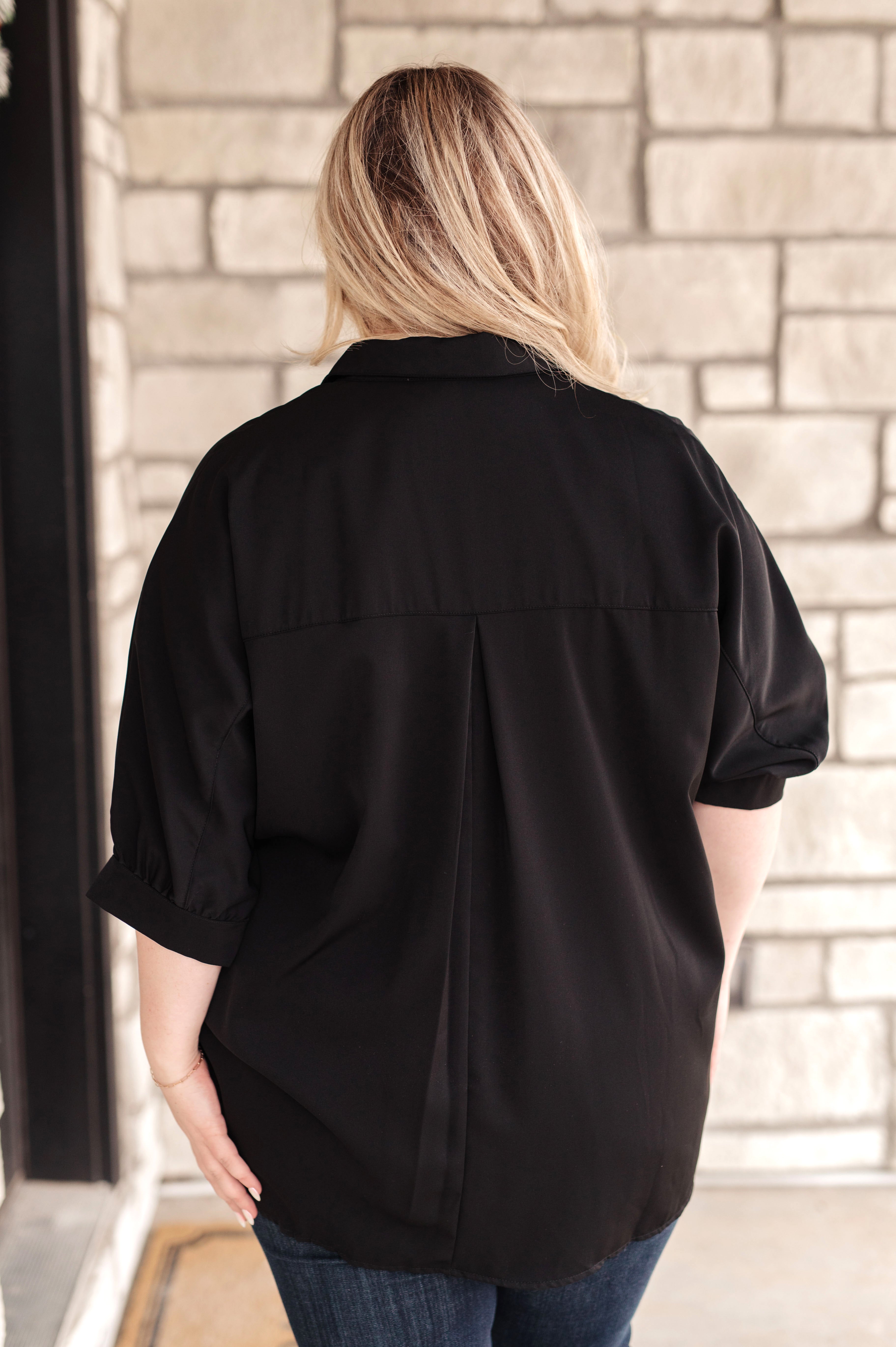 Turned Out Perfect Oversized Button Down Shirt - Lola Cerina Boutique