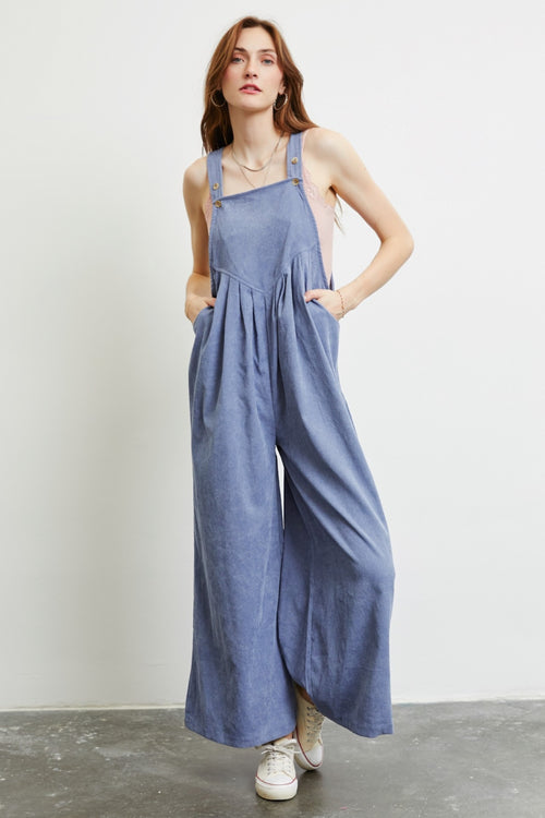HEYSON Full Size Wide Leg Overalls with Pockets - Lola Cerina Boutique