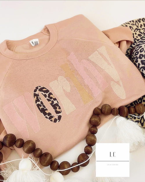 GRAPHIC Luxe Raglan Sweatshirt | Worthy - Lola Cerina Boutique