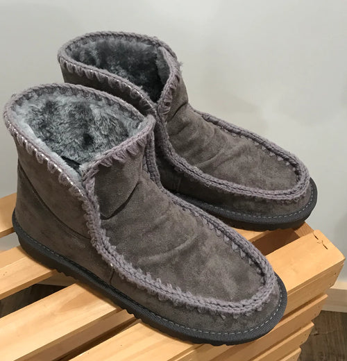 Very G Fur Lined Boot - Grey - Lola Cerina Boutique